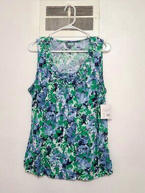 Women’s XL Floral Rayon Tank